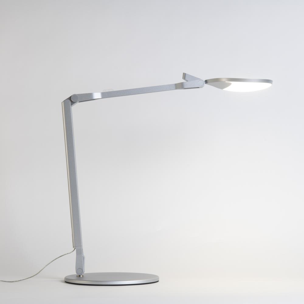 Splitty Reach (Warm Light) (Silver) with Desk Base